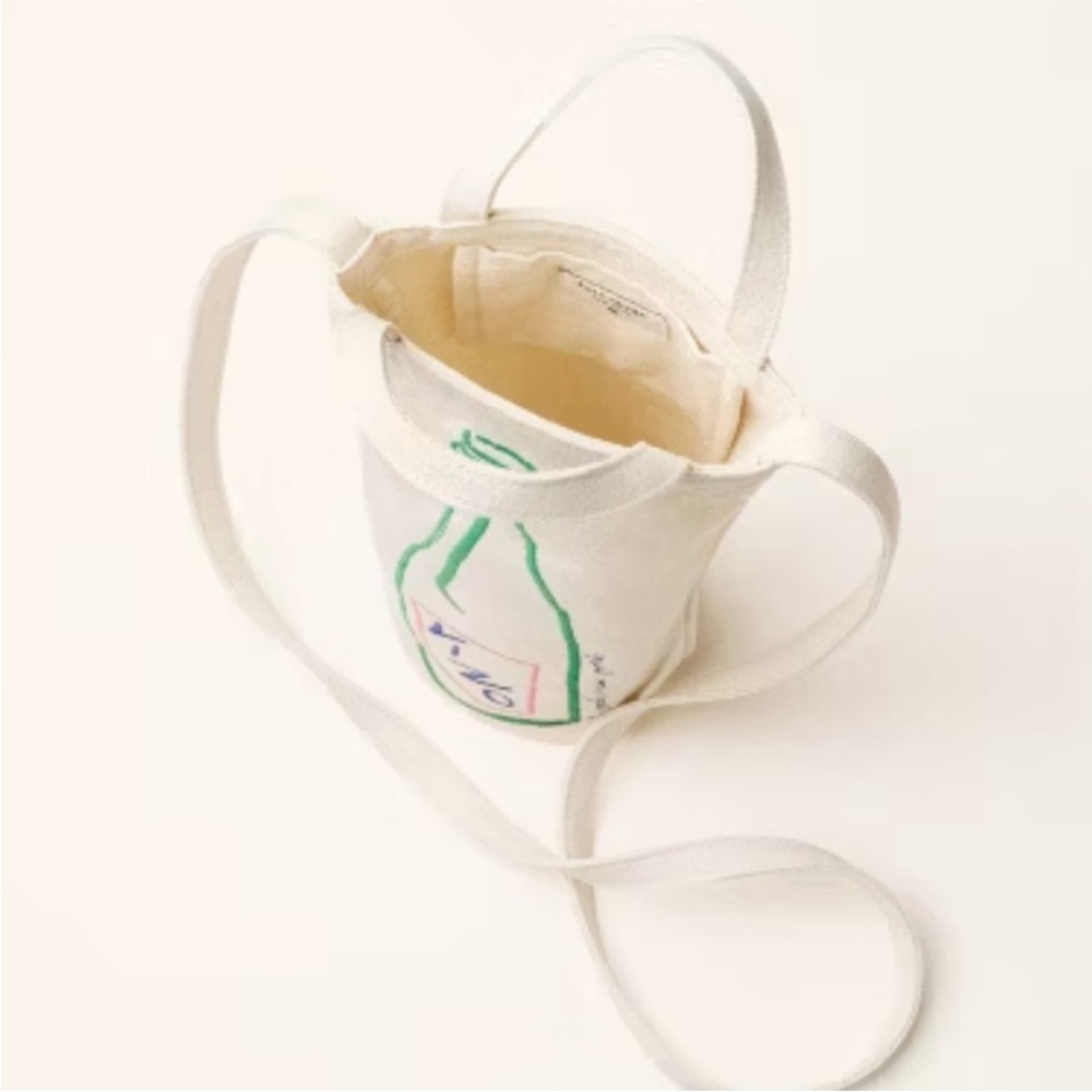 Kate spade x target canvas wine Bottle Tote - Picture 3 of 3